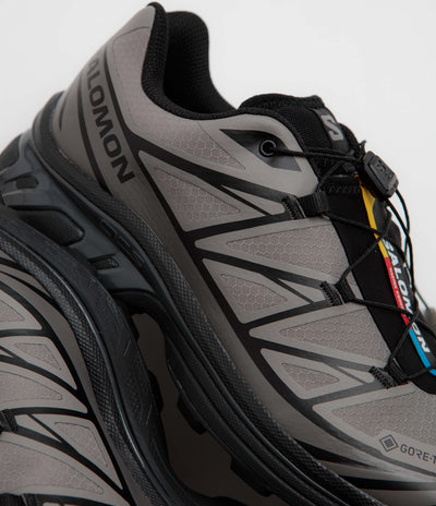 Salomon XT-6 GTX Shoes - Black / Cloudburst / Dark Gull Grey