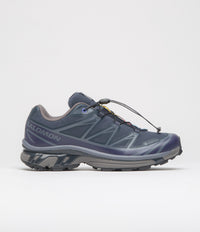 Salomon XT-6 GTX Shoes in Blue Nights and Astral Aura / Plum Kitten
