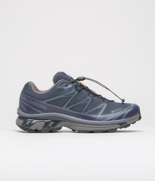 Salomon XT-6 GTX Shoes - Blue Nights / Astral Aura / Plum Kitten