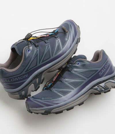 Salomon XT-6 GTX Shoes - Blue Nights / Astral Aura / Plum Kitten