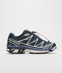 Salomon XT-6 GTX Shoes in Carbon and Vanilla Ice / Liberty