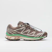 Salomon XT-6 Mindful 2 Shoes - Falcon / Almond Milk / Bright Green thumbnail