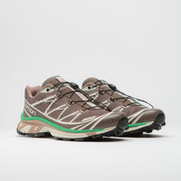 Salomon XT-6 Mindful 2 Shoes - Falcon / Almond Milk / Bright Green thumbnail