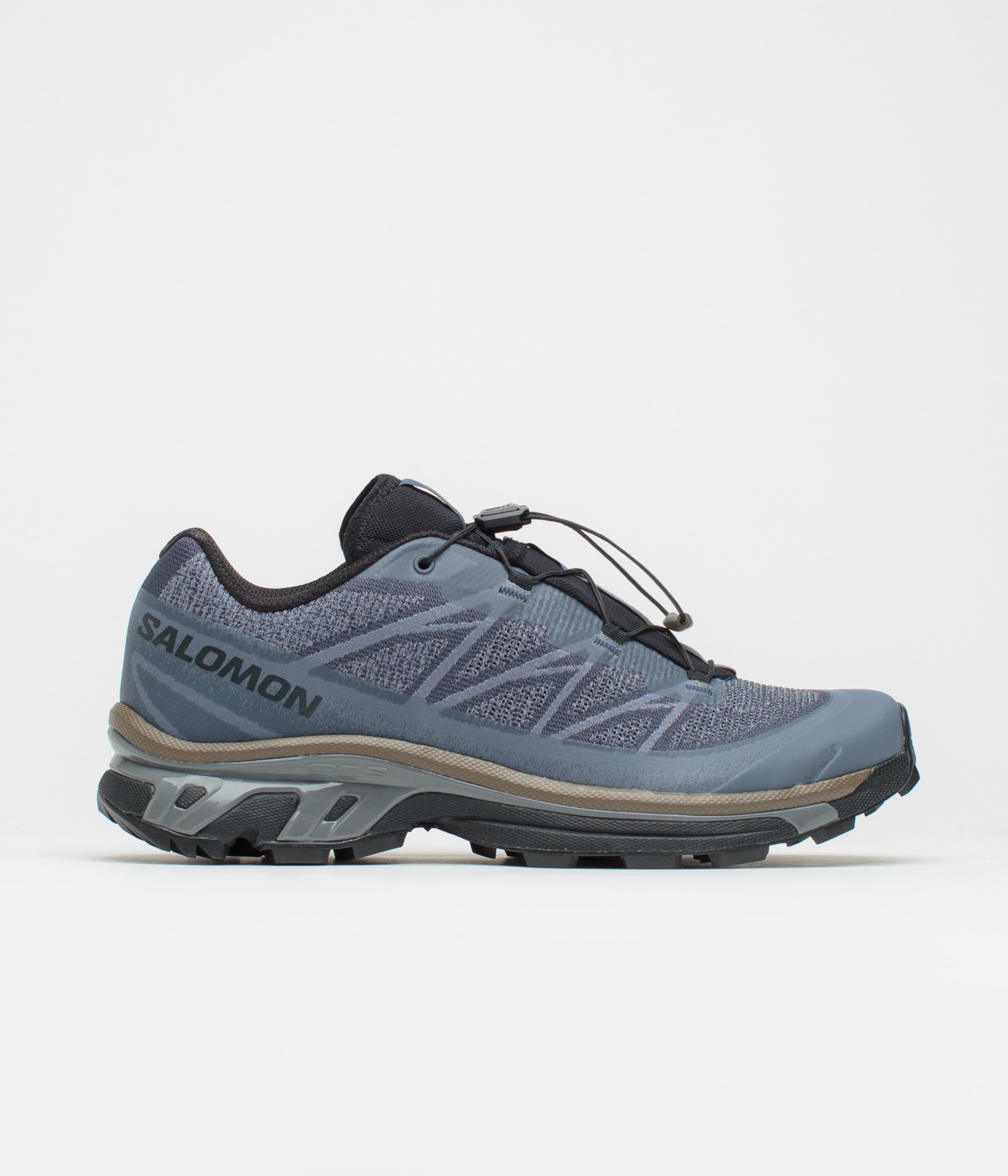 Salomon XT-6 Shadow Shoes in Blue Nights and Grisaille / Stone Gray