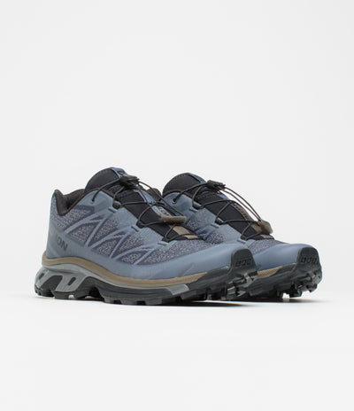 Salomon XT-6 Shadow Shoes in Blue Nights and Grisaille / Stone Gray