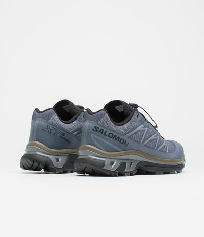 Salomon XT-6 Shadow Shoes in Blue Nights and Grisaille / Stone Gray