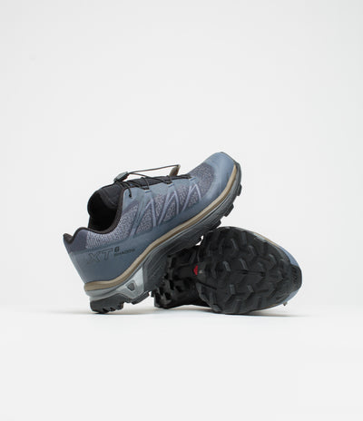 Salomon XT-6 Shadow Shoes in Blue Nights and Grisaille / Stone Gray