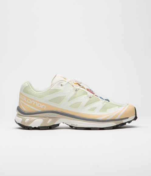 Salomon XT-6 Shoes - Aloe Wash / Hazelnut / Feather Gray