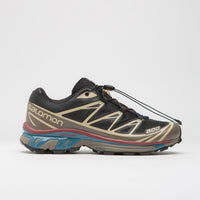 Salomon XT-6 Shoes - Black / Falcon / Cow Hide thumbnail
