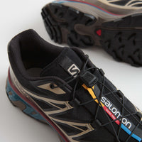 Salomon XT-6 Shoes - Black / Falcon / Cow Hide thumbnail