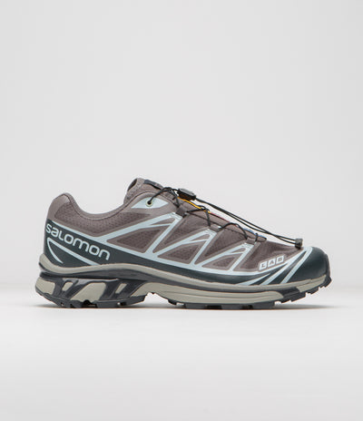 Salomon XT-6 Shoes in Plum Kitten and India Ink / Ballad Blue