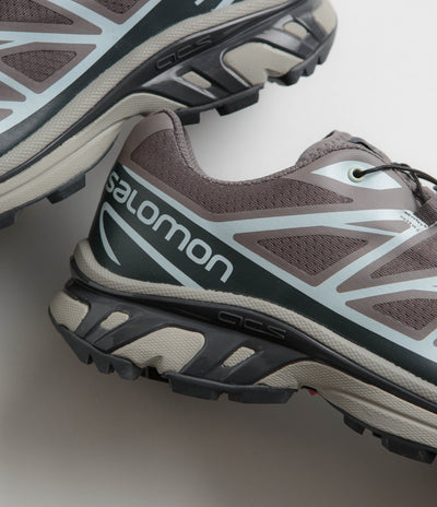 Salomon XT-6 Shoes in Plum Kitten and India Ink / Ballad Blue