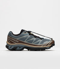 Salomon XT-6 Shoes in Stormy Weather and Mustang