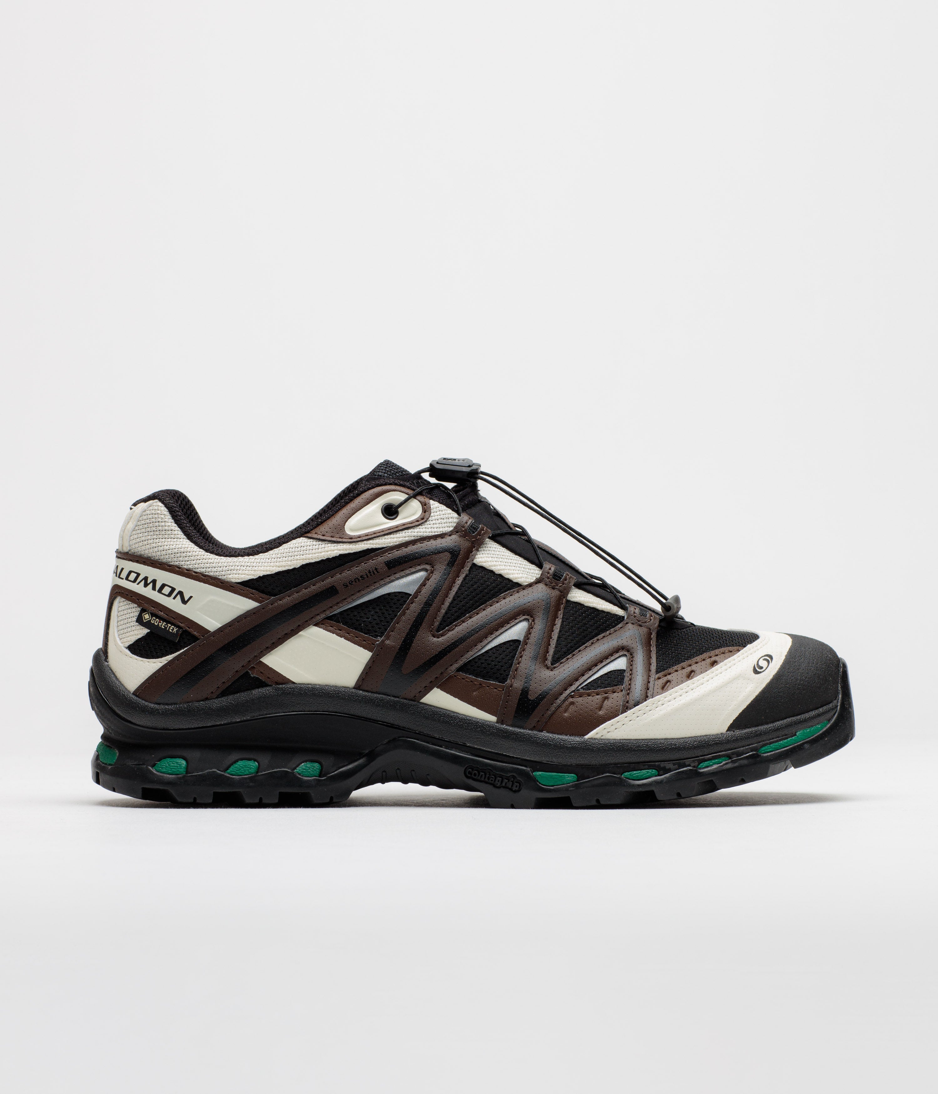 Salomon XT-Quest GTX Shoes - Black / Delicioso / Green Jacket
