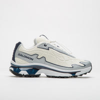Salomon XT-Slate Shoes in Vanilla Ice and Silver / Maritime Blue thumbnail