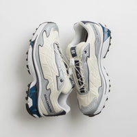 Salomon XT-Slate Shoes in Vanilla Ice and Silver / Maritime Blue thumbnail