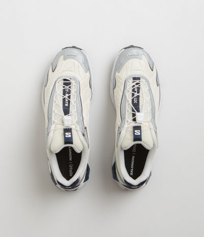 Salomon XT-Slate Shoes in Vanilla Ice and Silver / Maritime Blue