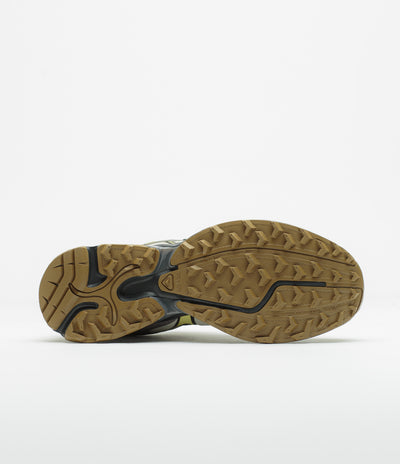 Salomon XT-Whisper Shoes in Aspargus Green and Dark Gull Gray / Endive