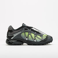 Salomon XT-Whisper Shoes in Black and Asphalt / Acid Lime thumbnail