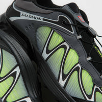 Salomon XT-Whisper Shoes in Black and Asphalt / Acid Lime thumbnail