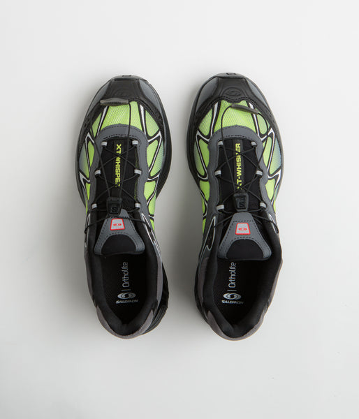 Salomon XT-Whisper Shoes - Black / Asphalt / Acid Lime | flatspot