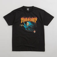 Santa Cruz x Thrasher O'Brien Reaper T-Shirt in Black thumbnail