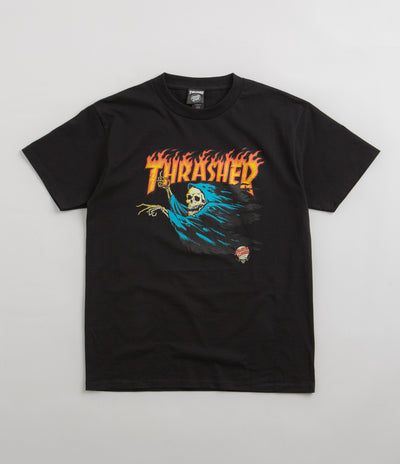 Santa Cruz x Thrasher O'Brien Reaper T-Shirt in Black