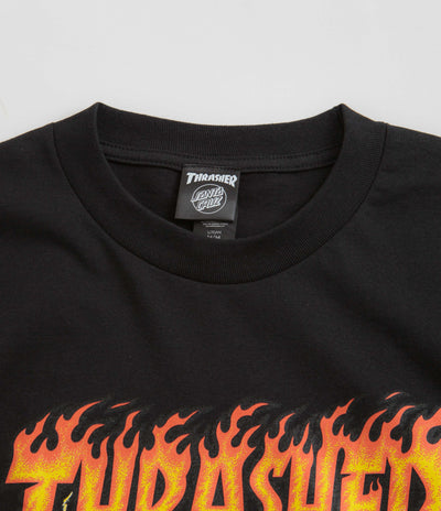 Santa Cruz x Thrasher O'Brien Reaper T-Shirt in Black