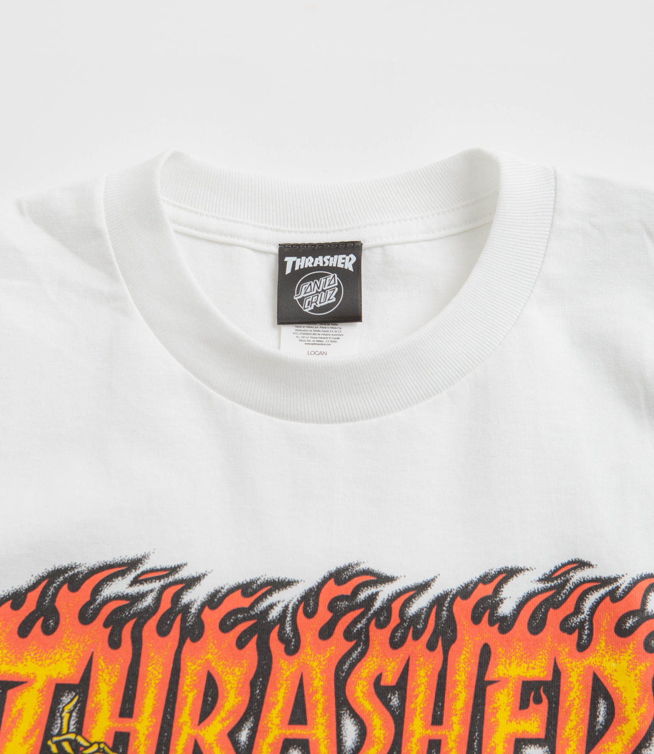 White and orange thrasher shirt cheap