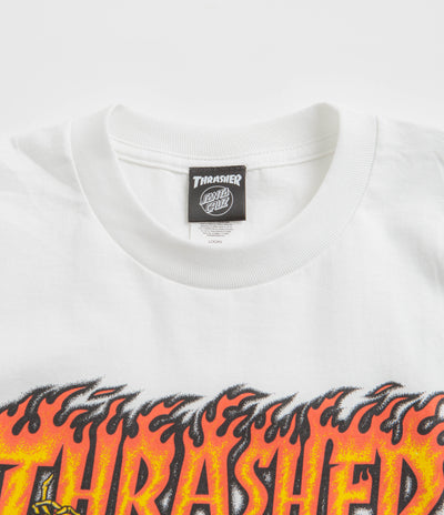 Santa Cruz x Thrasher O'Brien Reaper T-Shirt in White