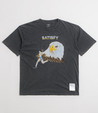 Satisfy MothTech Eagle T-Shirt - Aged Black