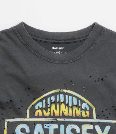 Satisfy MothTech Graphic T-Shirt in Aged Black