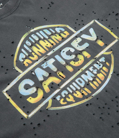 Satisfy MothTech Graphic T-Shirt in Aged Black