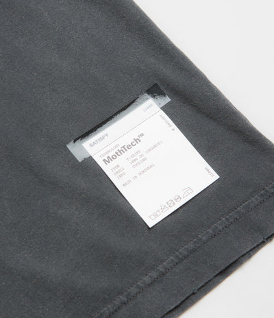 Satisfy MothTech Graphic T-Shirt in Aged Black
