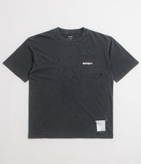 Satisfy MothTech Logo T-Shirt - Aged Black | Flatspot