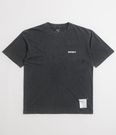 Satisfy MothTech Logo T-Shirt in Aged Black