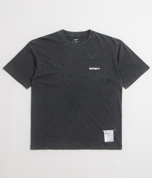 Satisfy MothTech Logo T-Shirt - Aged Black