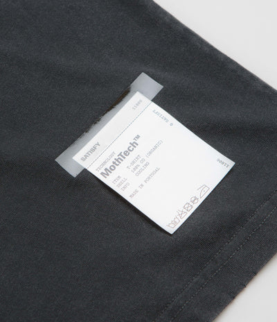 Satisfy MothTech Logo T-Shirt in Aged Black