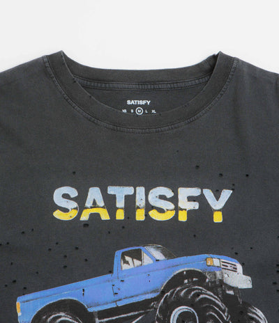 Satisfy MothTech Monster Truck T-Shirt in Aged Black