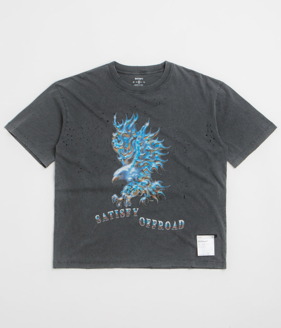 Satisfy MothTech Offroad T-Shirt in Aged Black