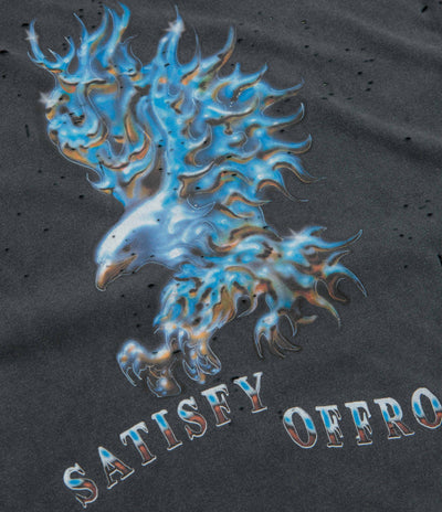 Satisfy MothTech Offroad T-Shirt in Aged Black