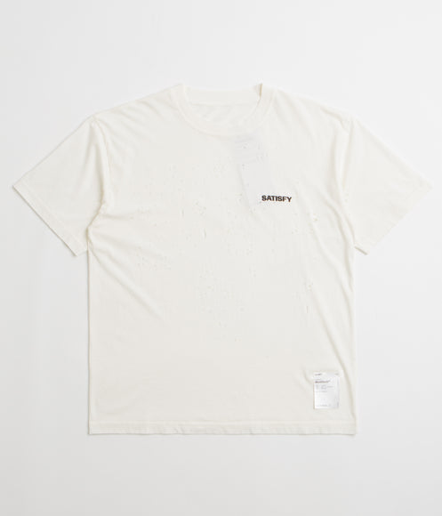 Satisfy MothTech T-Shirt - Off White / Black