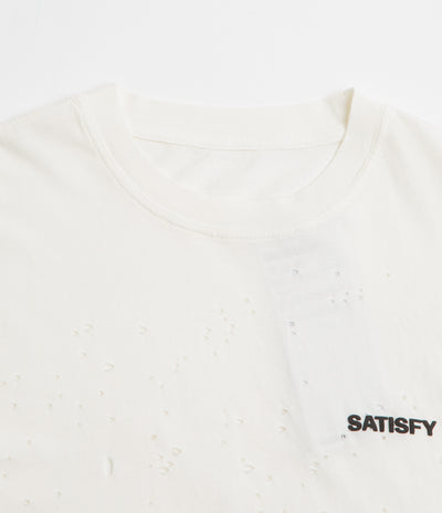 Satisfy MothTech T-Shirt in Off White and Black