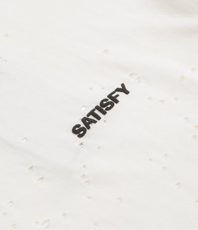 Satisfy MothTech T-Shirt in Off White and Black