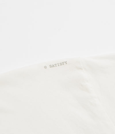 Satisfy MothTech T-Shirt in Off White and Black