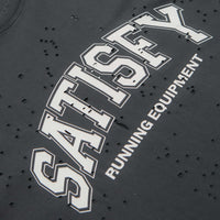 Satisfy MothTech Varsity Logo T-Shirt - Aged Black thumbnail