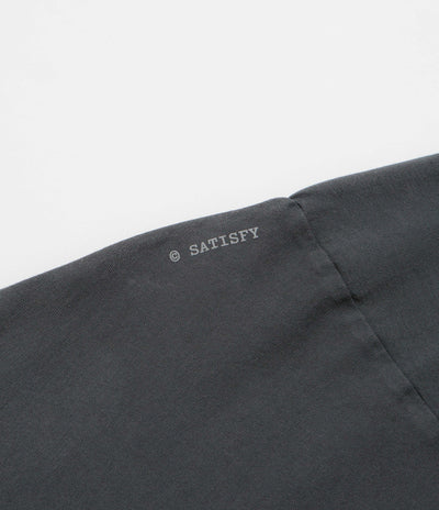 Satisfy MothTech Varsity Logo T-Shirt - Aged Black