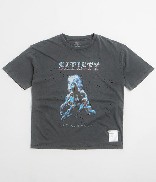 Satisfy MothTech Wild and Free T-Shirt - Aged Black