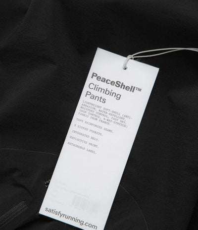 Satisfy PeaceShell Technical Climb Pants in Black