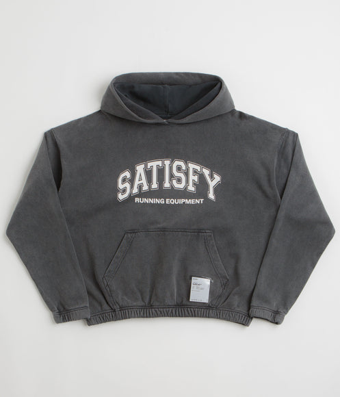 Satisfy SoftCell Hoodie - Aged Black / White